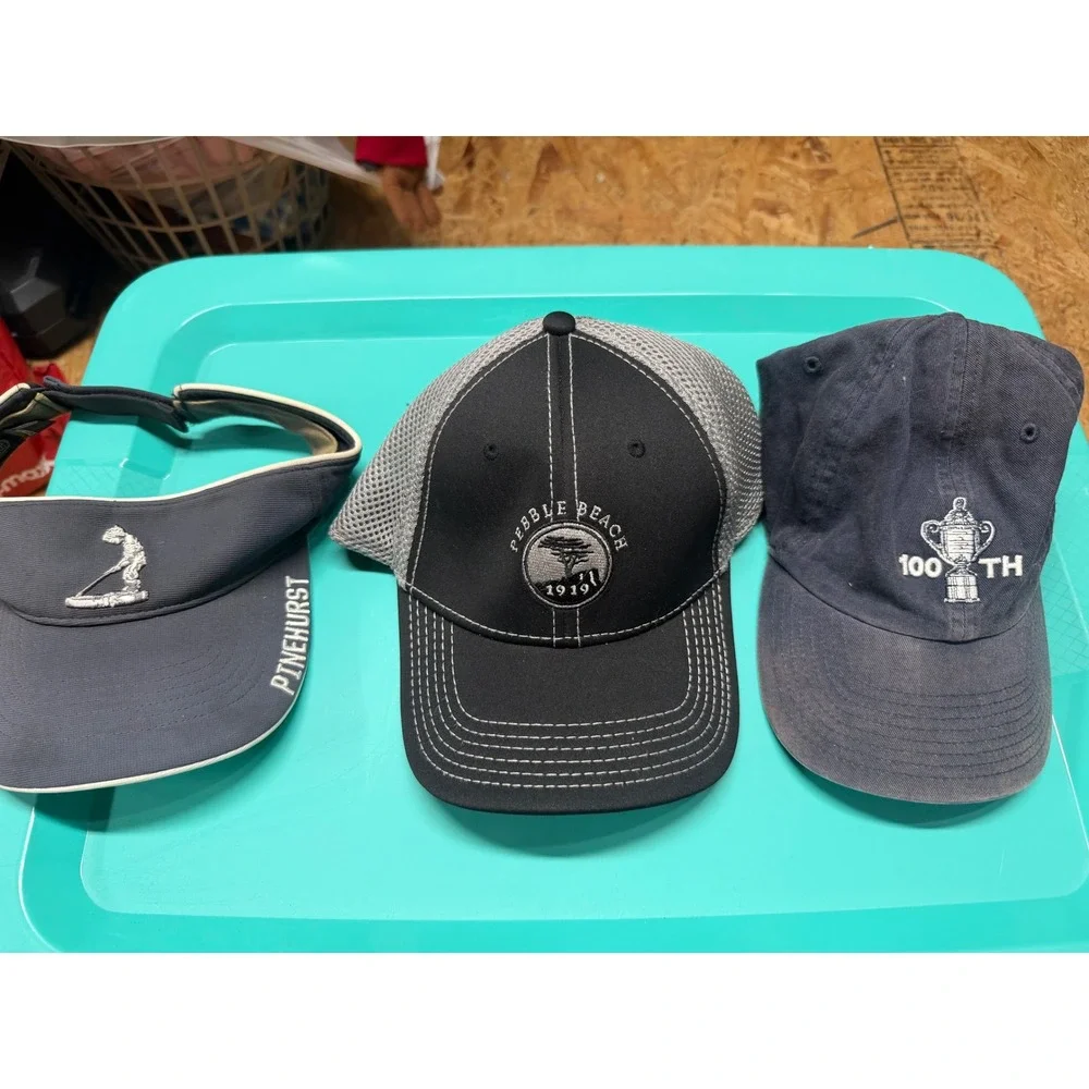 Men's golf hats‎ LOT OF 3